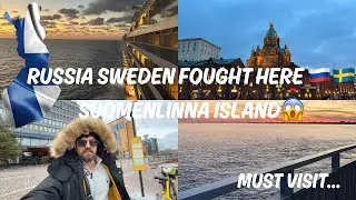 Taking a Ferry to Suomenlinna Island 🚢 | Finland Helsinki Vlog 🇫🇮😍