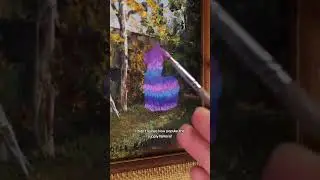 Adding Fortnite into thrift store painting #shorts
