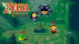 Fun multiplayer game The Legend of Zelda: A Link to the Past & Four Swords Gameplay Game Boy Advance