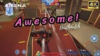 Awesome! Deathmatch 2v2  in Red Carpet Mech Arena