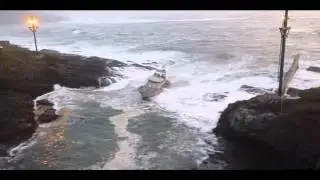 USCG Lifeboats Entering Depoe Bay Harbor