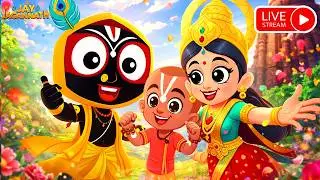 🔴 Jai Jagannath LIVE Darshan | The Divine Vibes of Puri Jagannath Temple | Jai Jagannath Cartoon