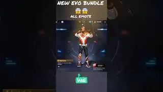 FFWS SPECIAL😱EVO BUNDLE🔥ALL EMOTE😳FREE FIRE #shotsfreefire #shorts