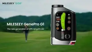 Meet the Mileseey Golf GenePro G1 &ndash; the new generation of GPS + Laser golf rangefinder