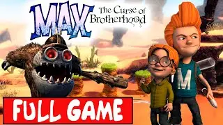 Max The Curse of Brotherhood - Full Game Walkthrough - (No Commentary)