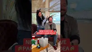 New Years Eve party game idea for friends 😂 | You Laugh You Drink #shorts