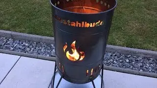 Vorstellung: DIE Stahlbude Feuerkorb (mit Grillrost und Dutch Oven Halter)