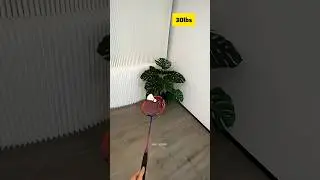 26lbs vs 30lbs Racket Sound 🏸 #badminton #badmintonlovers #badmintonindonesia #racket #sound