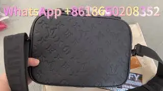 Timeless Luxury Unboxed! Louis Vuitton S Lock Messenger Bag (Black Monogram Taurillon Leather) 🔒
