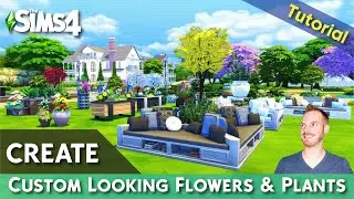 The Sims 4 - Creative Ideas & How - Master Flowers, Plants, Flower Arrangements, Groupings NO CC