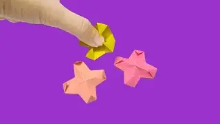 Hướng dẫn l&agrave;m BẪY NG&Oacute;N TAY bằng giấy origami - paper finger trap, origami lucky god toy