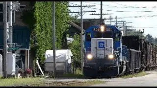 They Fixed ALL The Broken RR Crossings! ELS 501 Keeps On Rolling.. #trains  | Jason Asselin