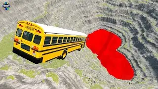 BeamNG.Drive - Leap Of Death Car Jumps and Falls Crashes #90 