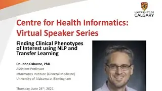 CHI Virtual Speaker Series: Finding Clinical Phenotypes of Interest