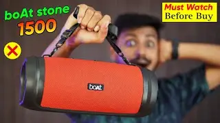 Boat Stone 1500 ⚡ 50W⚡Review + Sound Test 😳Best Bluetooth Speaker in 2024🔥🔊