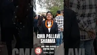 CMA PALLAVI SHARMA OF DR. SANTOSH RAI INSTITUTE BHILAI