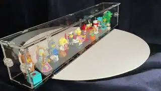 360 display of the iDisplayit 12 LEGO Minifig display case