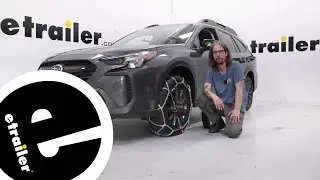 etrailer | Easily Install Your Konig Diamond Pattern Tire Chains - 2024 Subaru Outback Wagon