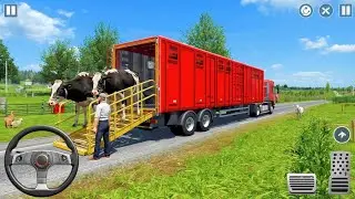 Animal Truck Transport Simulator | Big Cow Loading Mission 🐄 | Farming Game 2026