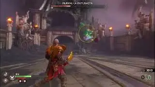 GOW Ragnarock Valhalla Pelea en la arena contra Fraekni la entusiasta