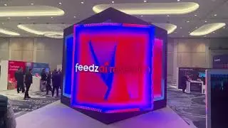 3D Forced Perspective LED Cube for Trade Shows