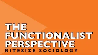 Bitesize Sociology #4 | The Functionalist Perspective