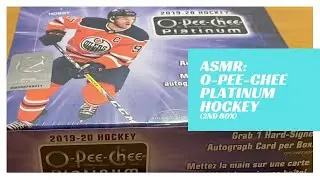 ASMR: 2019-20 O-pee-chee Platinum Hockey (2nd Box!)