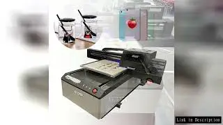 Universal UV Printer 6090 CMYK+White+Varnish UV Curable Ink 3D Printing Effects Easy To Print On Fla