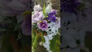 artificial outdoor floral basket #artificial #artificialflowers #hangingbaskets #florist