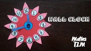 Clock activity |Wall clock model |Maths TLM DIY clock #clockmodel#clocktlm