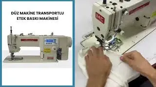 Düz Makine Transportlu Etek Baskı Makinesi