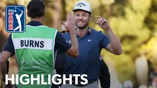 Sam Burns&rsquo; Round 4 winning highlights from Valspar | 2022