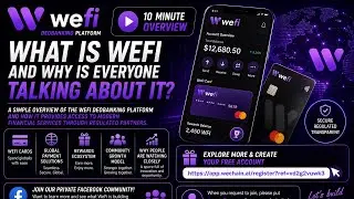 WeFi Explained in 10 Minutes | World&rsquo;s First Deobank (Get Paid When Money Moves)