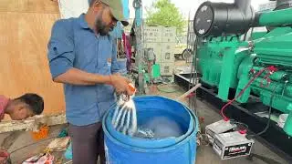 Water Load Testing after Repairing 1010 Kva Dg Set 