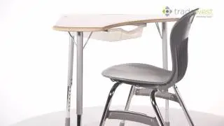 ZBOOM student desk with ZUMA&trade; student chair