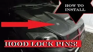 Carbonfiber Hood Lock Pins Install* Caliber SRT4