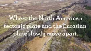 Thingvellir National Park Iceland shot by Drone Mavic Mini 2 (One take)