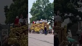 Circus World Parade 2023 = 4 horse hitch + Circus Band Wagon 🎠🎪#parade #horse