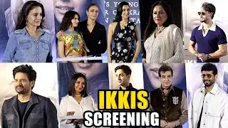 Ikkis Screening: Jitendra Ji, Jaya Prada,Sonu Sood,Bobby Deol, Sunny Deol,Tiger Shroff & Others