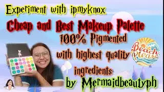 CHEAP MAKEUP PALETTE | 100% PIGMENTED WITH HIGHEST QUALITY | MERMAIDBEAUTYPH SWATCHES | GLOW CRAZY