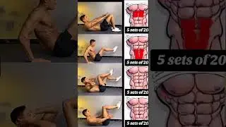5 ABS Exercises That Actually Build a Six-Pack 💪🔥.
