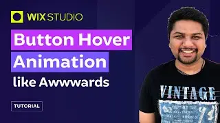 Create Modern Button Hover Animation Using Wix Studio