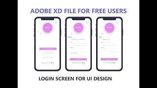 login signup mobile screens UI design inspiration || UI design for login page in adobe xd