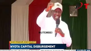 I have Stabilised Kenya Economy!!Ruto Powerful Speech in Gusii Stadium!!
