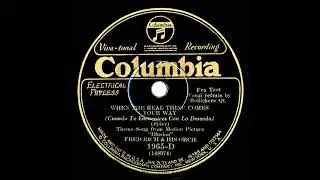 1929 Fred Rich - When The Real Thing Comes Your Way (Rollickers, vocal)