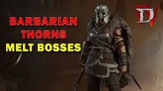 Thorns Barbarian vs Seething Hivemaster | Diablo 4 Build Damage test