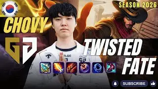 GEN Chovy TWISTED FATE vs MORGANA Mid - Patch 26.2 KR Ranked | lolrec
