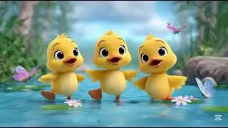 “5 Little Ducks – Fun & Playful Nursery Rhyme 2025 | Sing & Dance Along!”