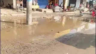 Sindh Larkana Ka. Road Ki Halat
