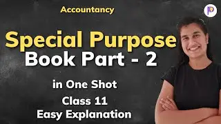 Special Purpose Books 2 Cash Book in One-Shot Class 11 Easy Explanation | Accountancy Class 11
